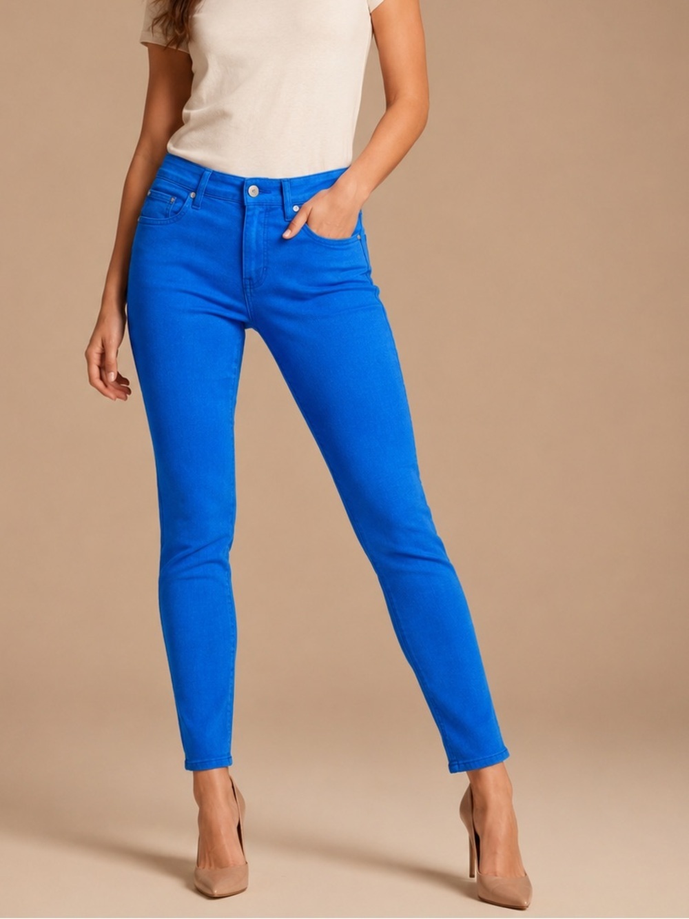 Judy Blue Royal Blue Skinny Jeans Women's Size 9/29 Stretch Denim